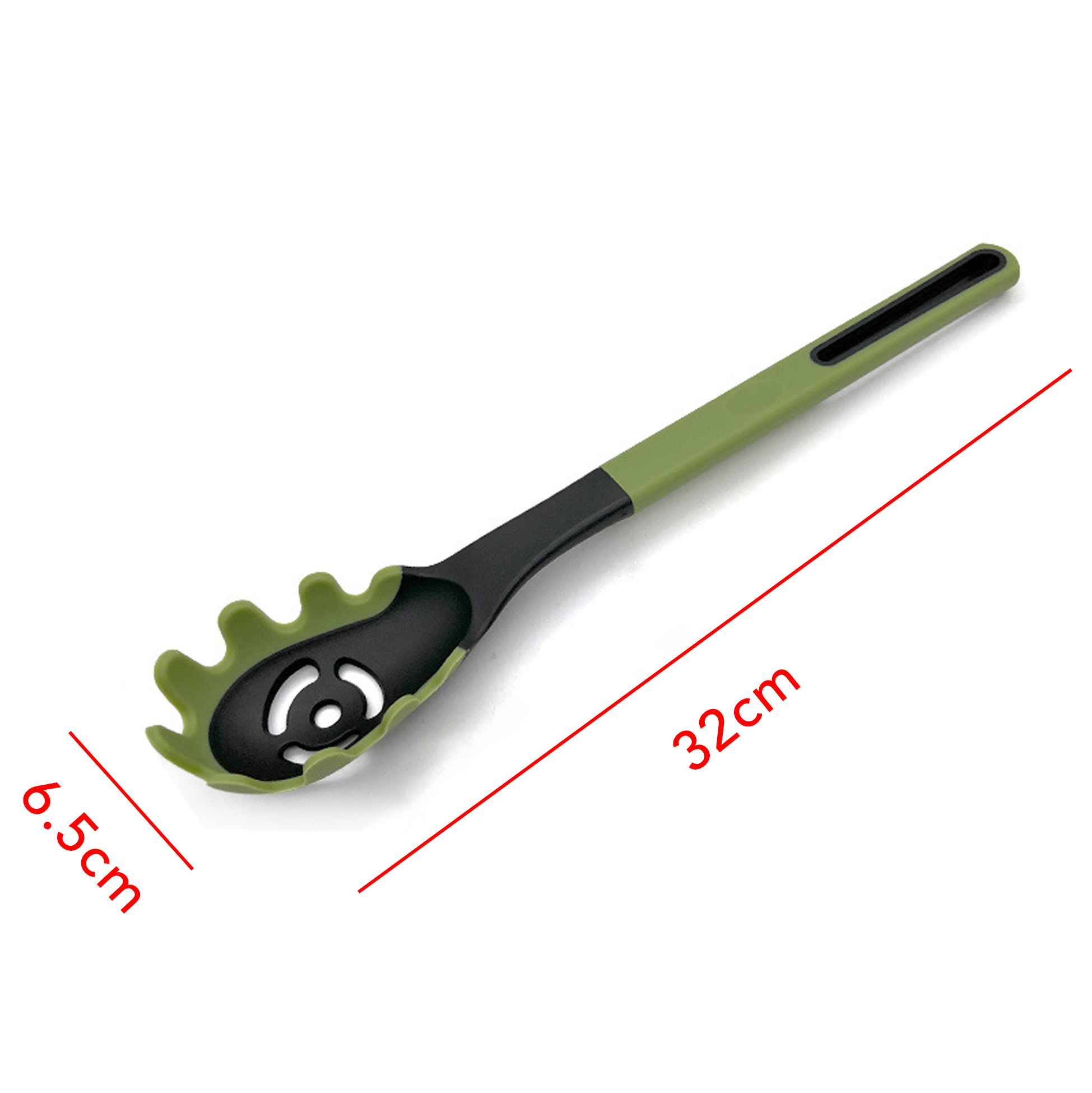 Heat-resistant Kitchen Pasta Server Non-stick Silicone Pasta Server