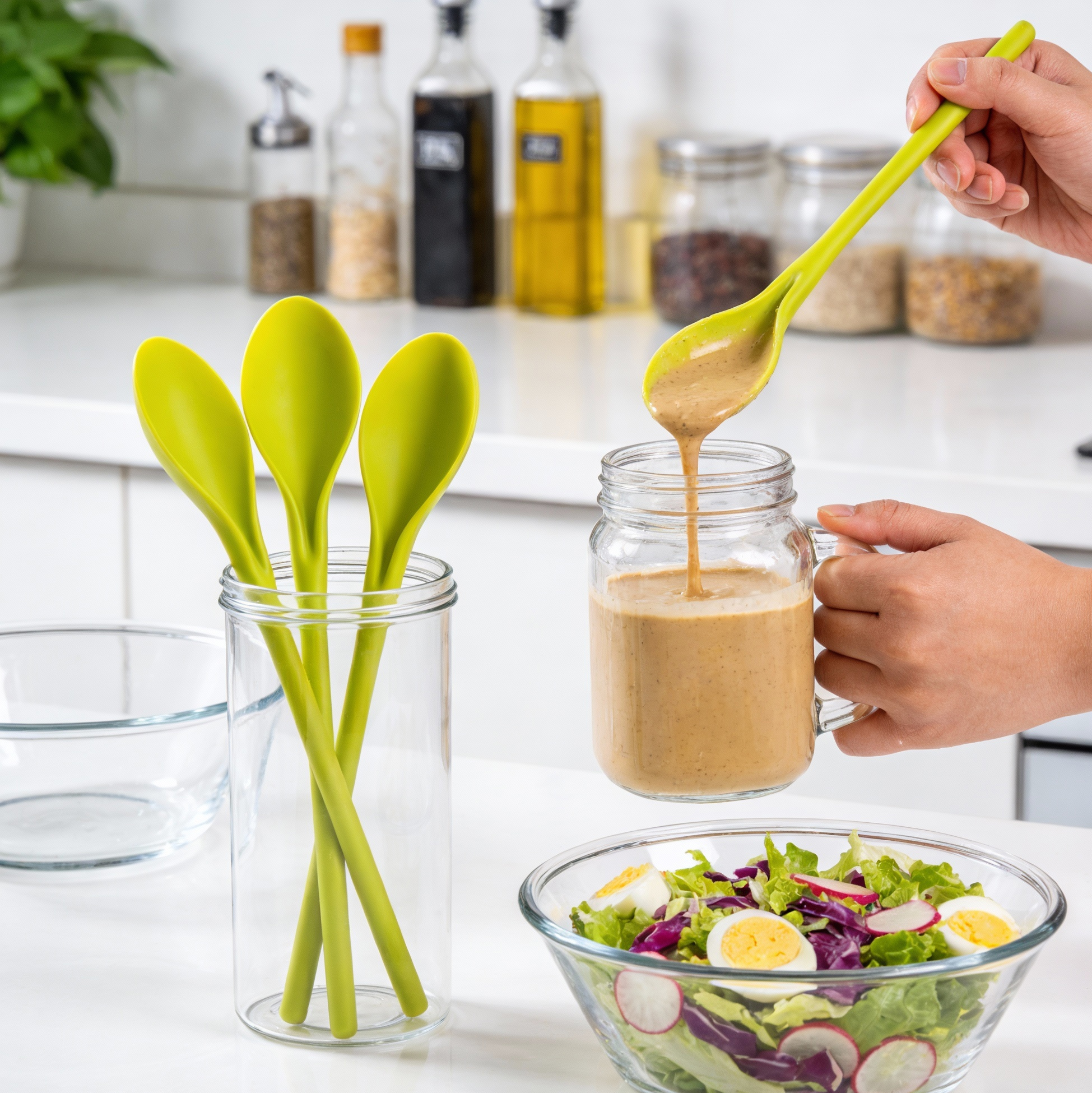 Mother's Day 3-pcs Kitchen Mixing Spoon Set