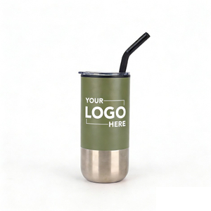 16oz Stainless Steel Tumbler Double-walled Insulated Cup
