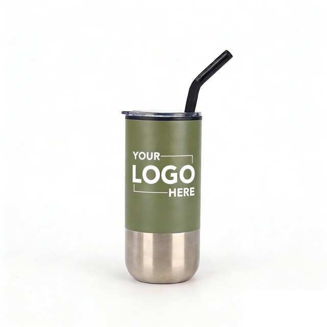 16oz Stainless Steel Tumbler Double-walled Insulated Cup