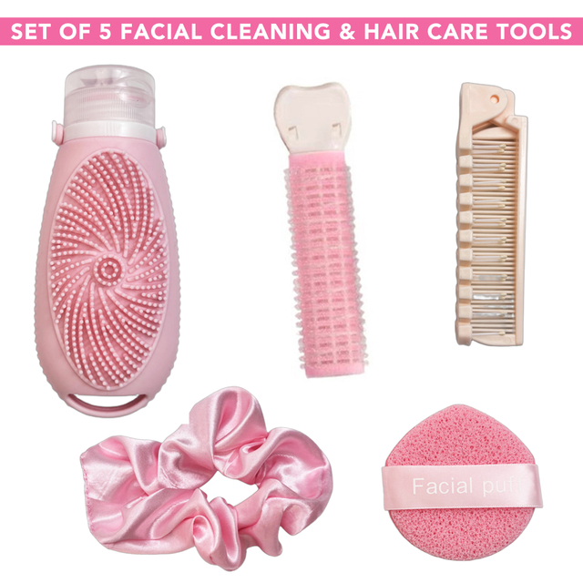 Set of 5 Facial Cleaning & Hair Care Tools