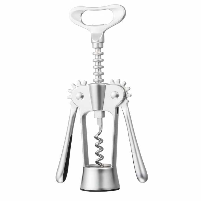 Premium Metal Wine Corkscrew Sharp Spiral Winged Corkscrew