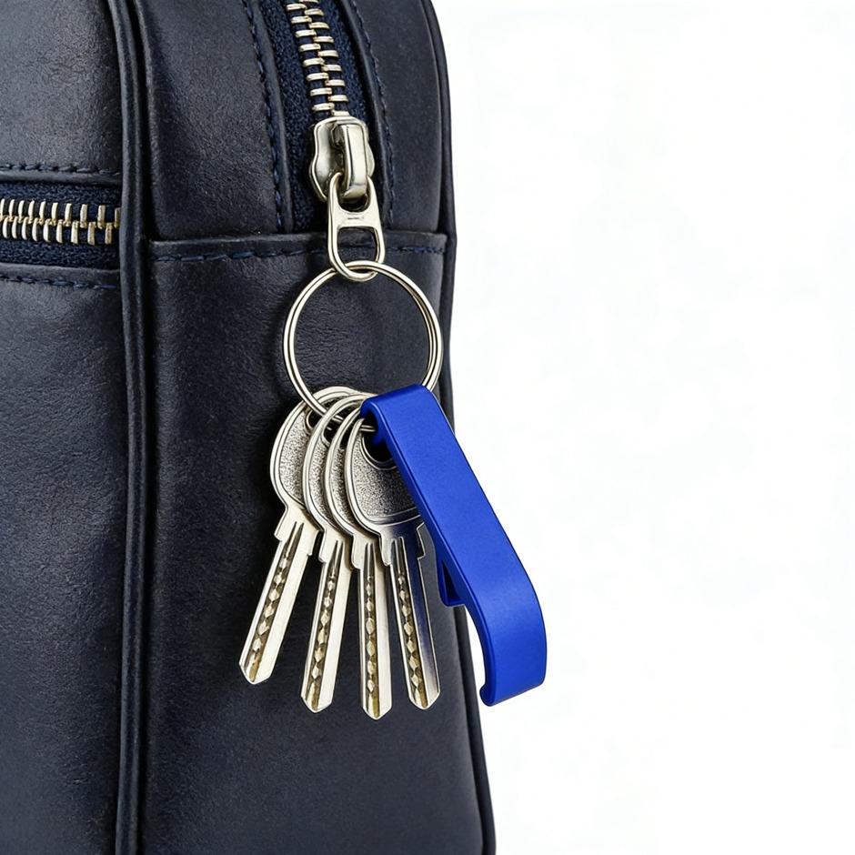 Mini Aluminum Bottle Opener Keychain