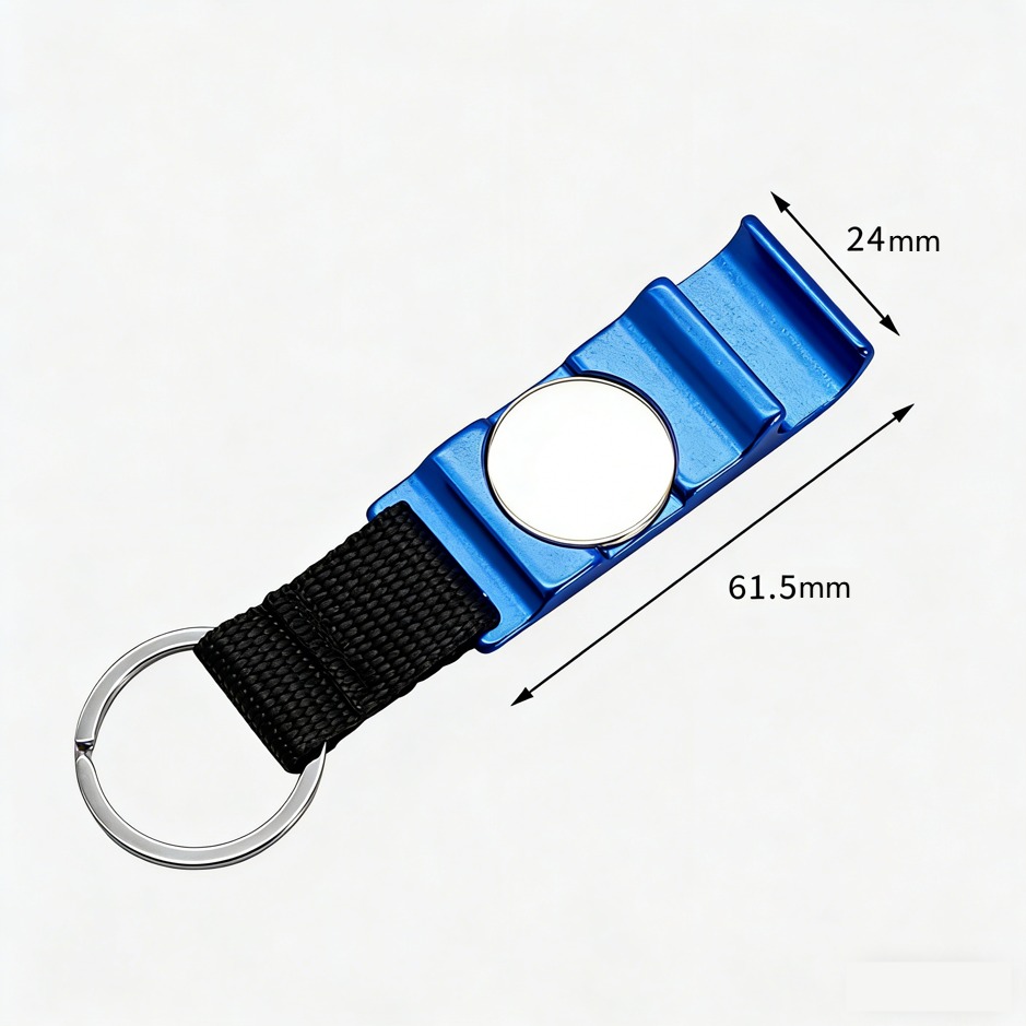 Aluminum Bottle Opener Keychain