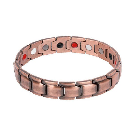 KAMALOOK Copper-tone Magnetic Therapy Bracelet
