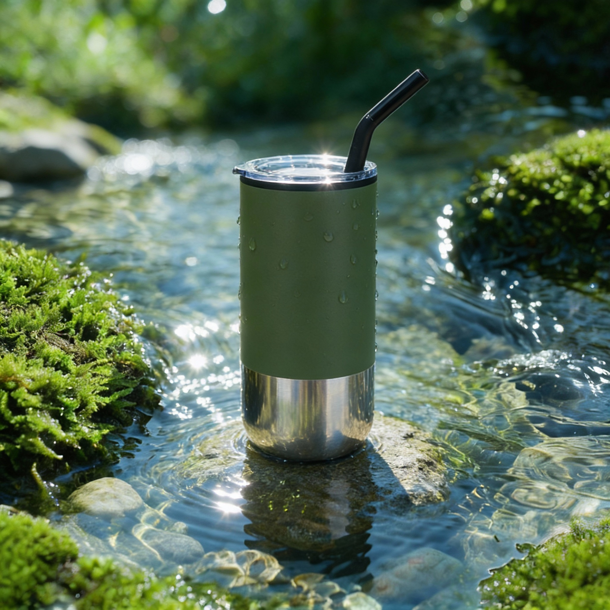 16oz Stainless Steel Tumbler Double-walled Insulated Cup