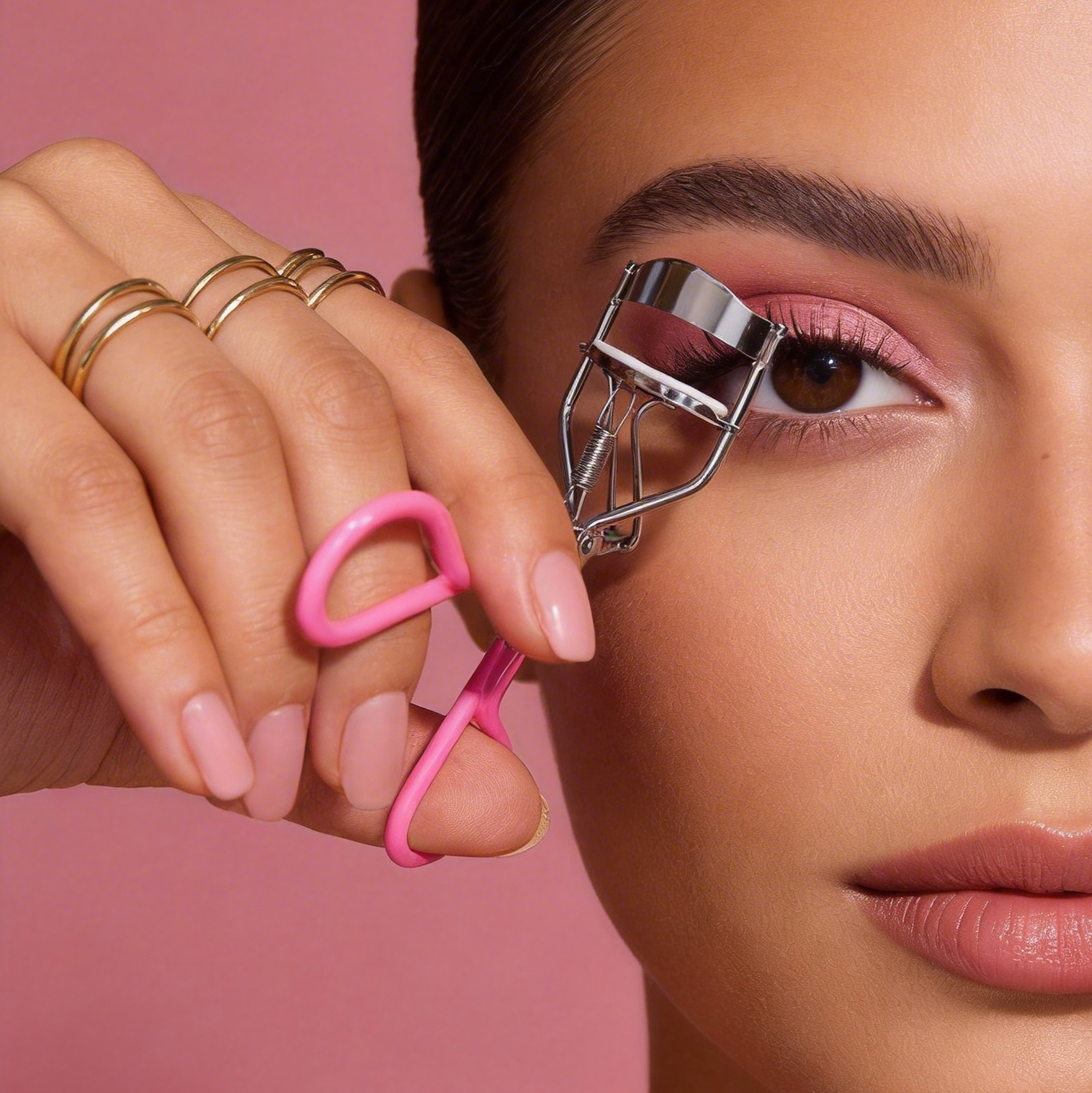 2-in-1 Eyelash Curler with Comb