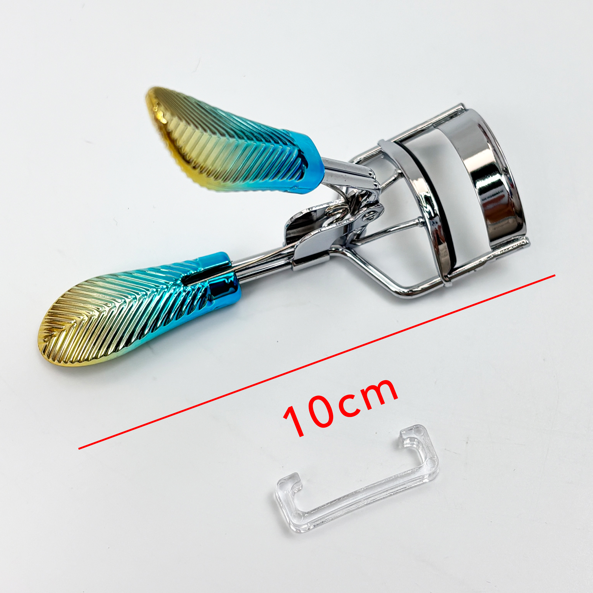 Iridescent Feather Eyelash Curler