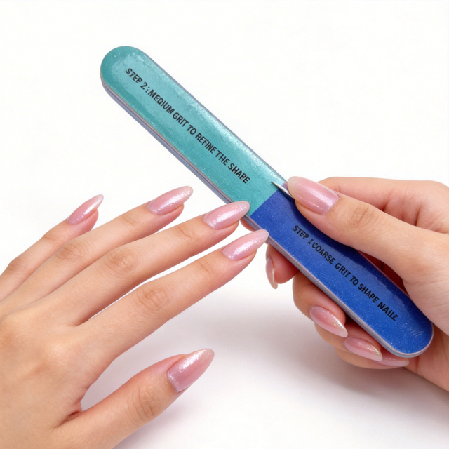 Set of 4 Nail File Buffer Multi-Grit Nail Shiner