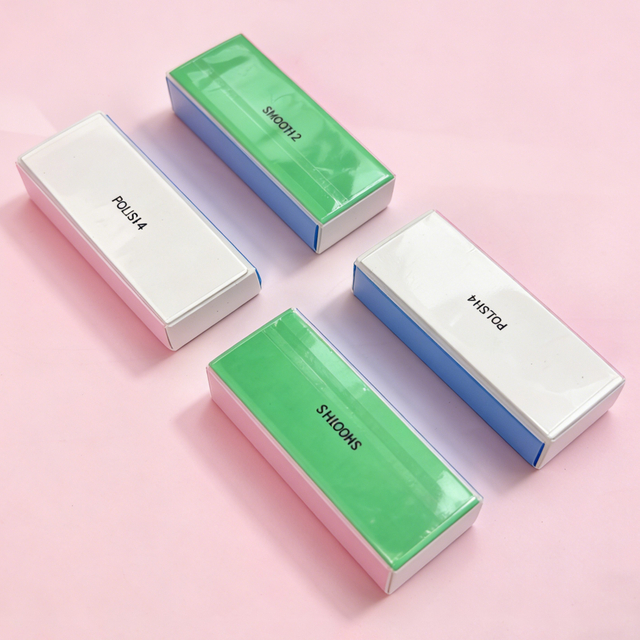 Set of 4 Nail Buffer Block Travel Manicure Buffer