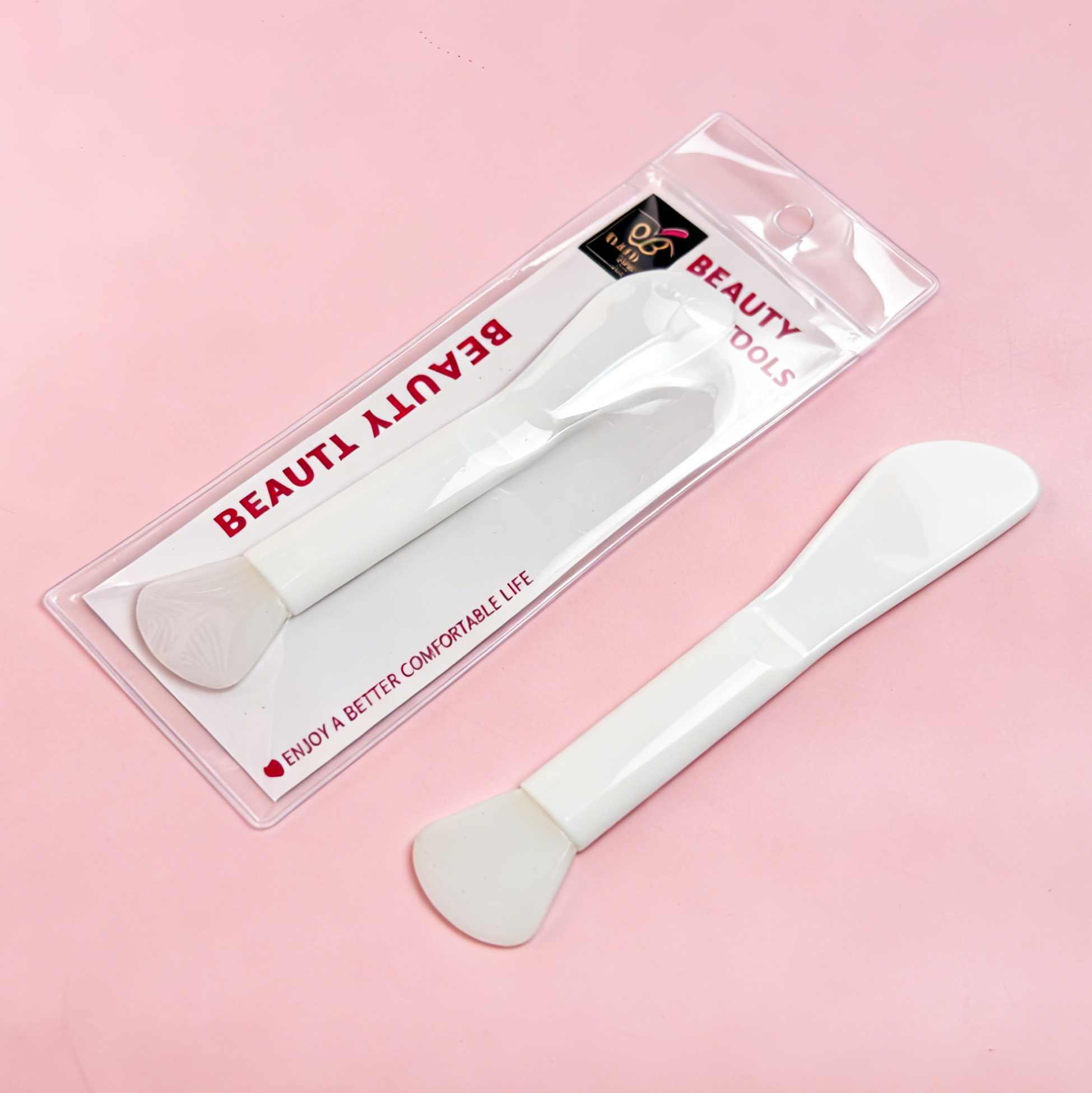 Dual-Ended Silicone Face Mask Spatula