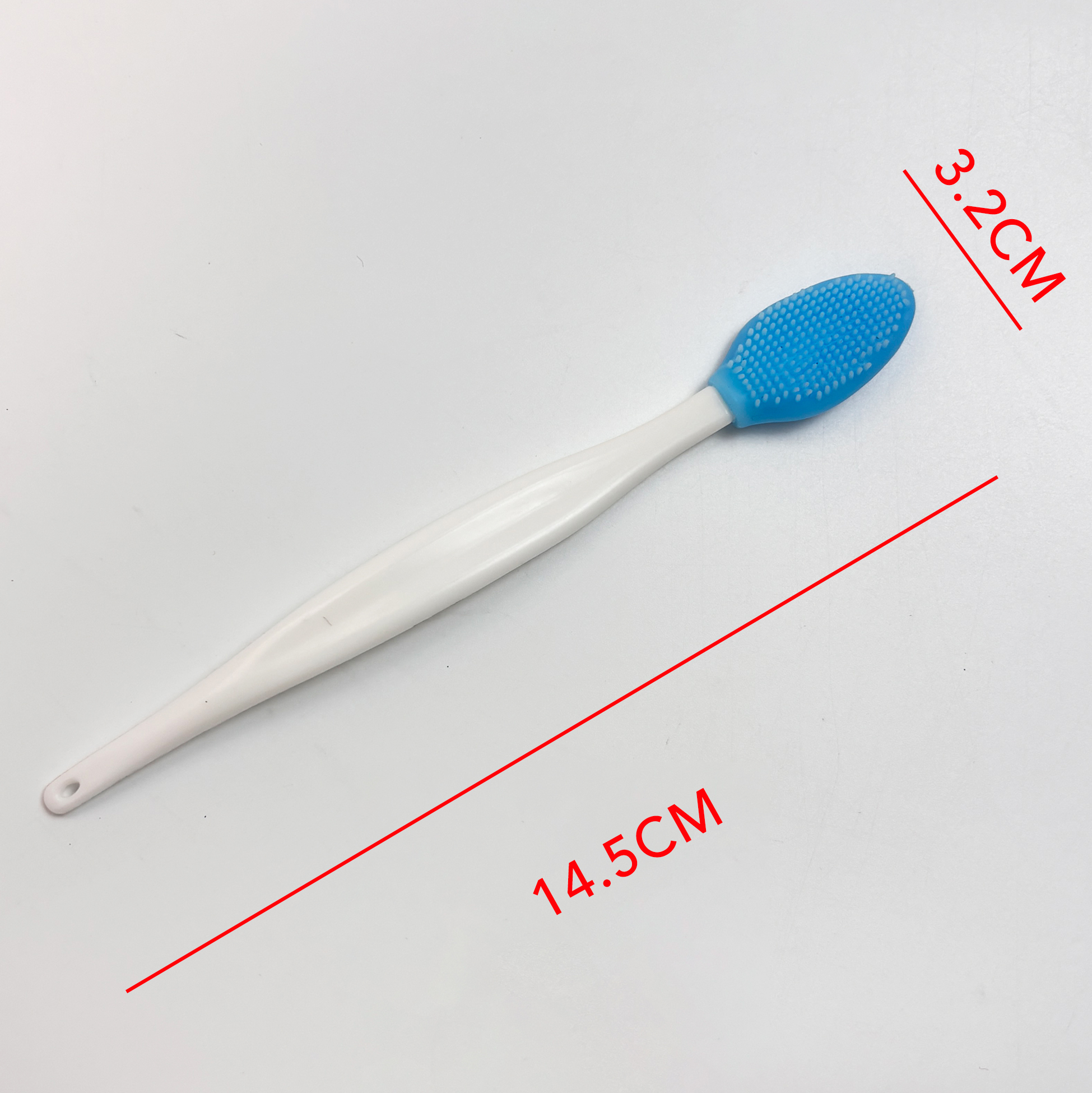 Silicone Face Mask Brush Blue Silicone Lip Exfoliator