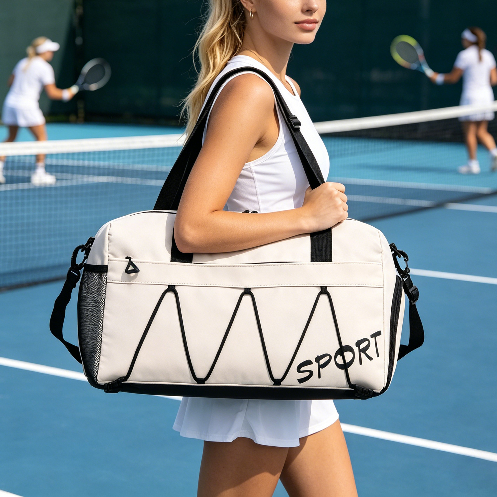 Sports Duffle Bag, Gym Travel Weekender Bag