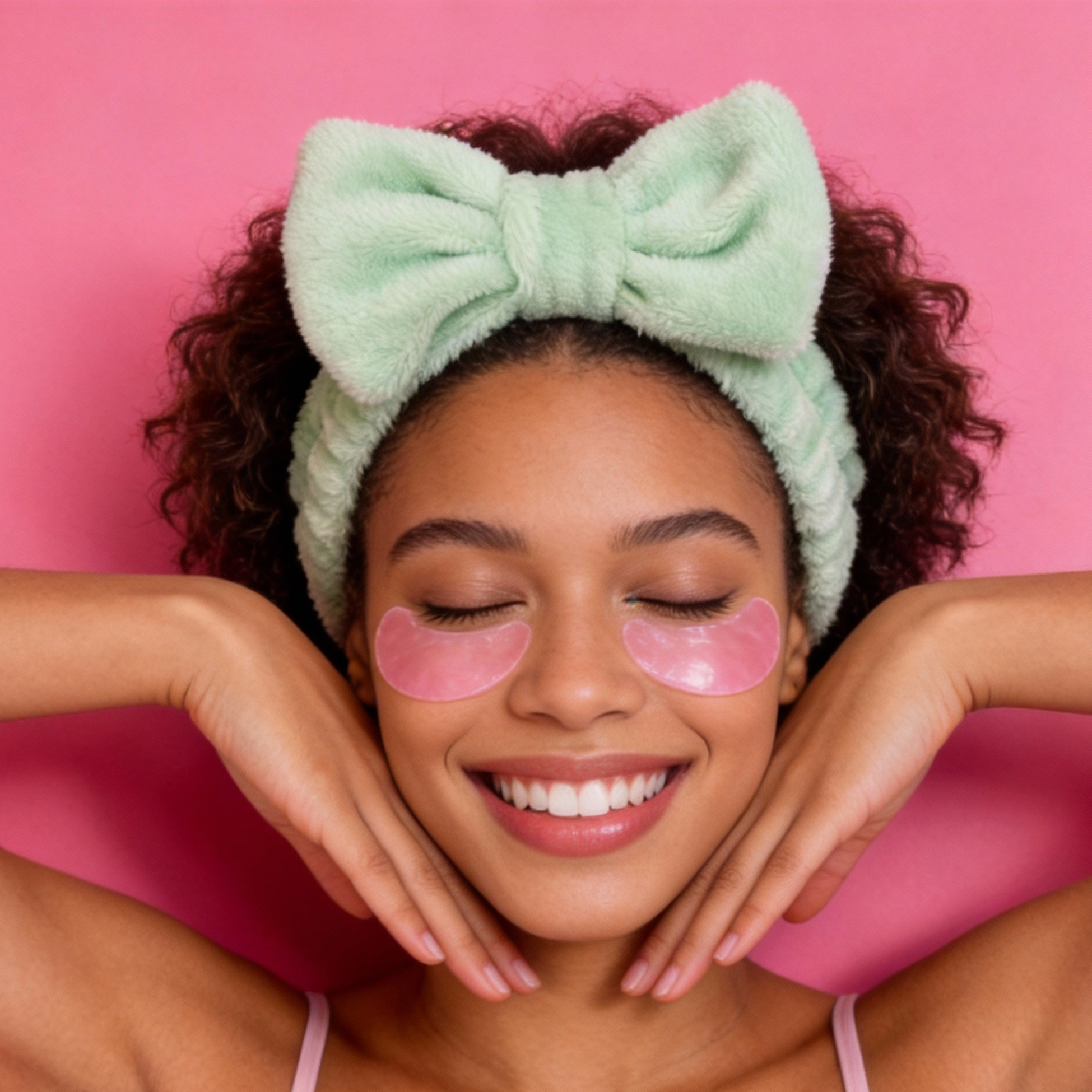 Set of 4 Mint Green Beauty Accessory Set