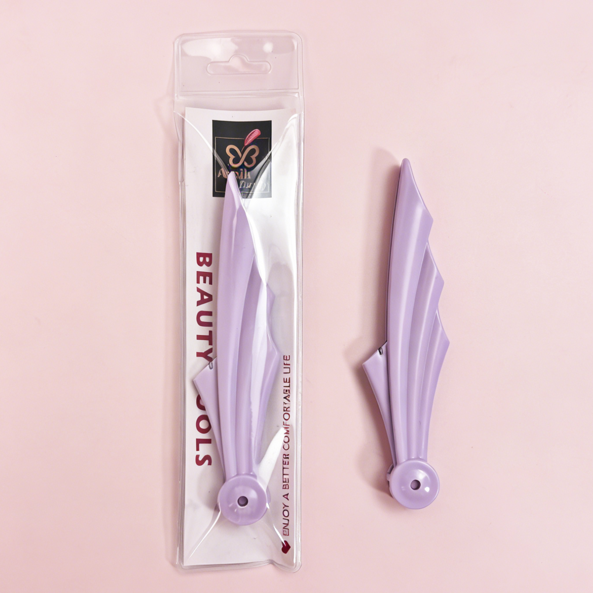 Wing Shape Foldable Eyebrow Razor for Women