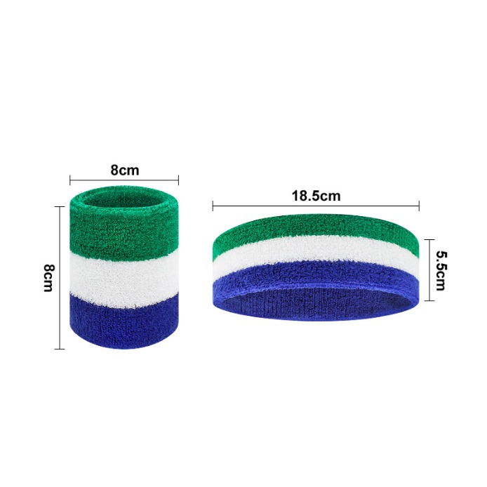 Terry Cloth Sweatband Set