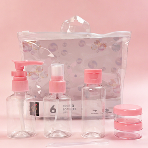6 PCS Clear Travel Bottles Set