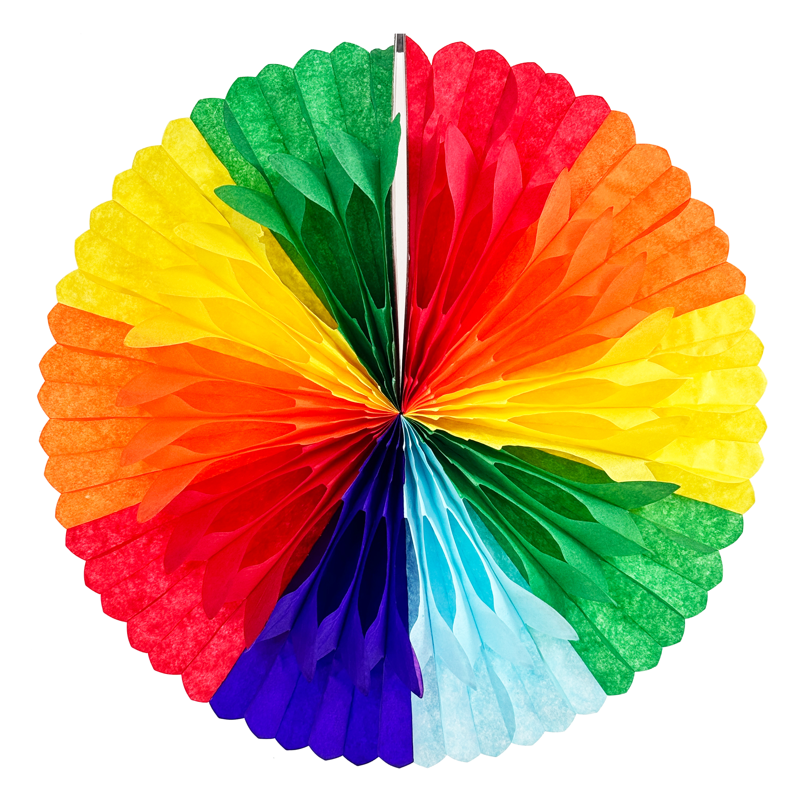 Halloween 3D Foldable Colored Paper Fan Decoration