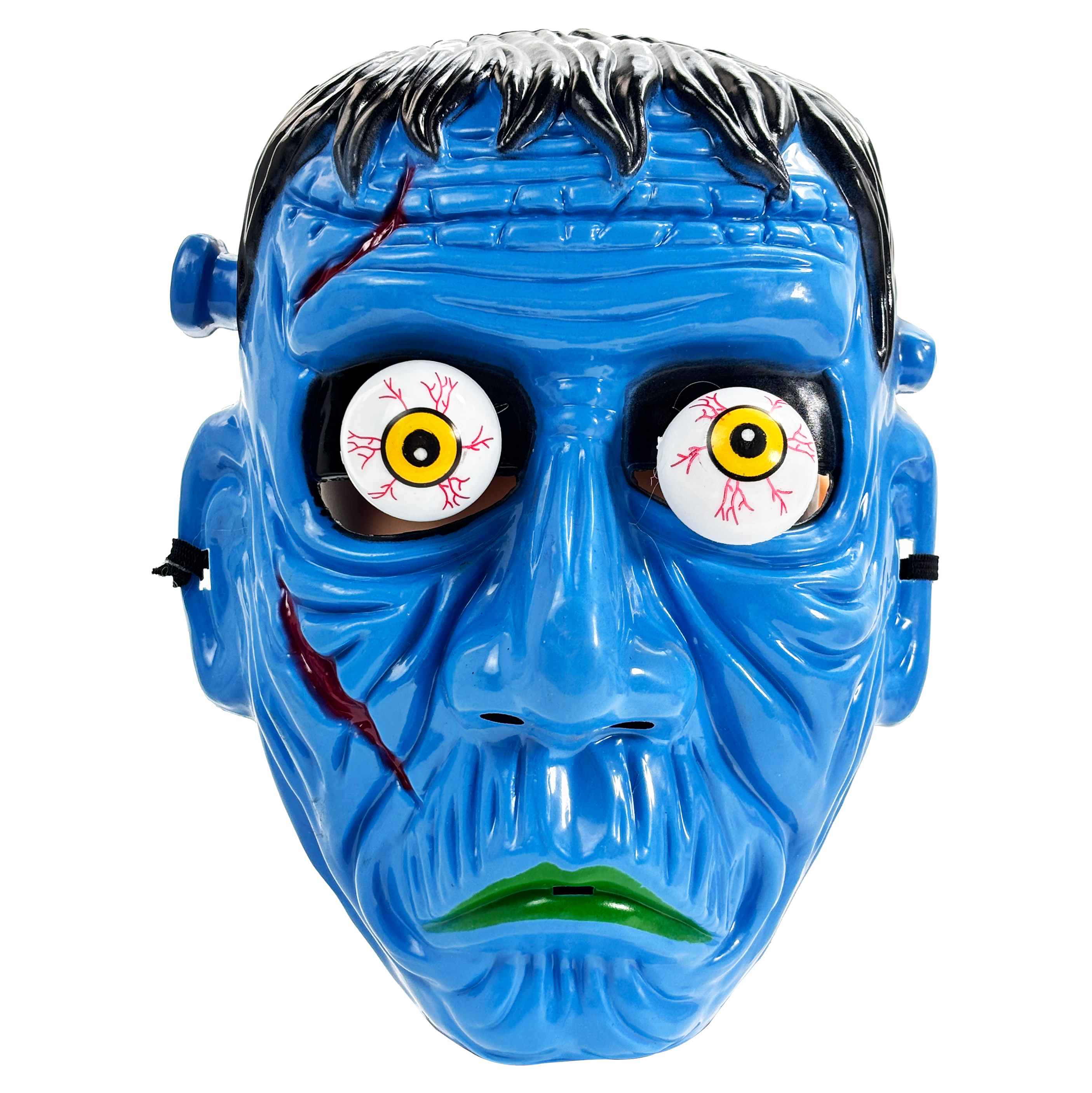Blue Head Halloween Mask