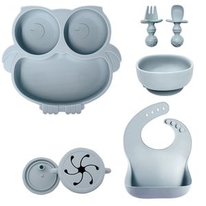 6-pcs Soft-Edged Silicone Baby Feeding Kit