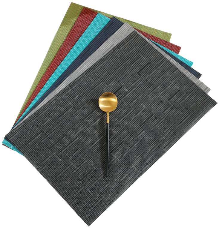 Teslin Placemats Set of 4 – Heat-Resistant, Waterproof, And Easy To Clean Table Mats for Dining, Kitchen, And Outdoor Use