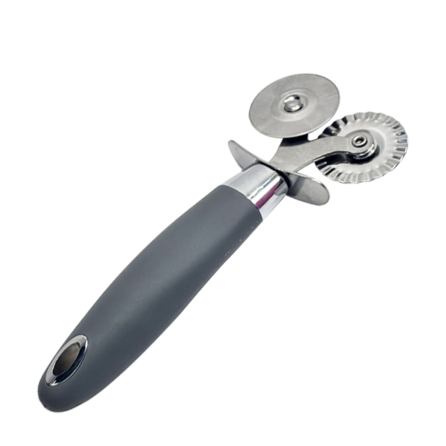 Double Wheel Pizza Cutter – Dual Stainless Steel Blades for Effortless Pizza Slicing, Easy To Clean And Dishwasher Safe Pizza Wheel