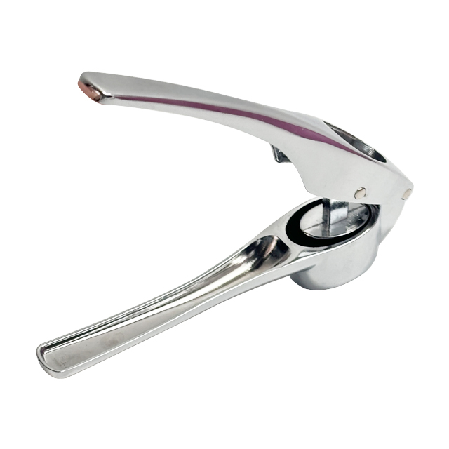 Stainless Steel Garlic Crusher with Ergonomic Handle - Durable, Rust-Resistant, And Easy To Clean for Quick Garlic Mincing