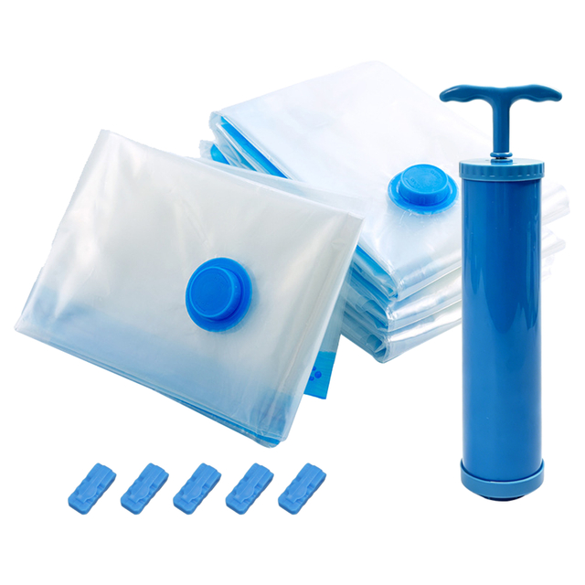 Vacuum Storage Bags with Hand Pump
