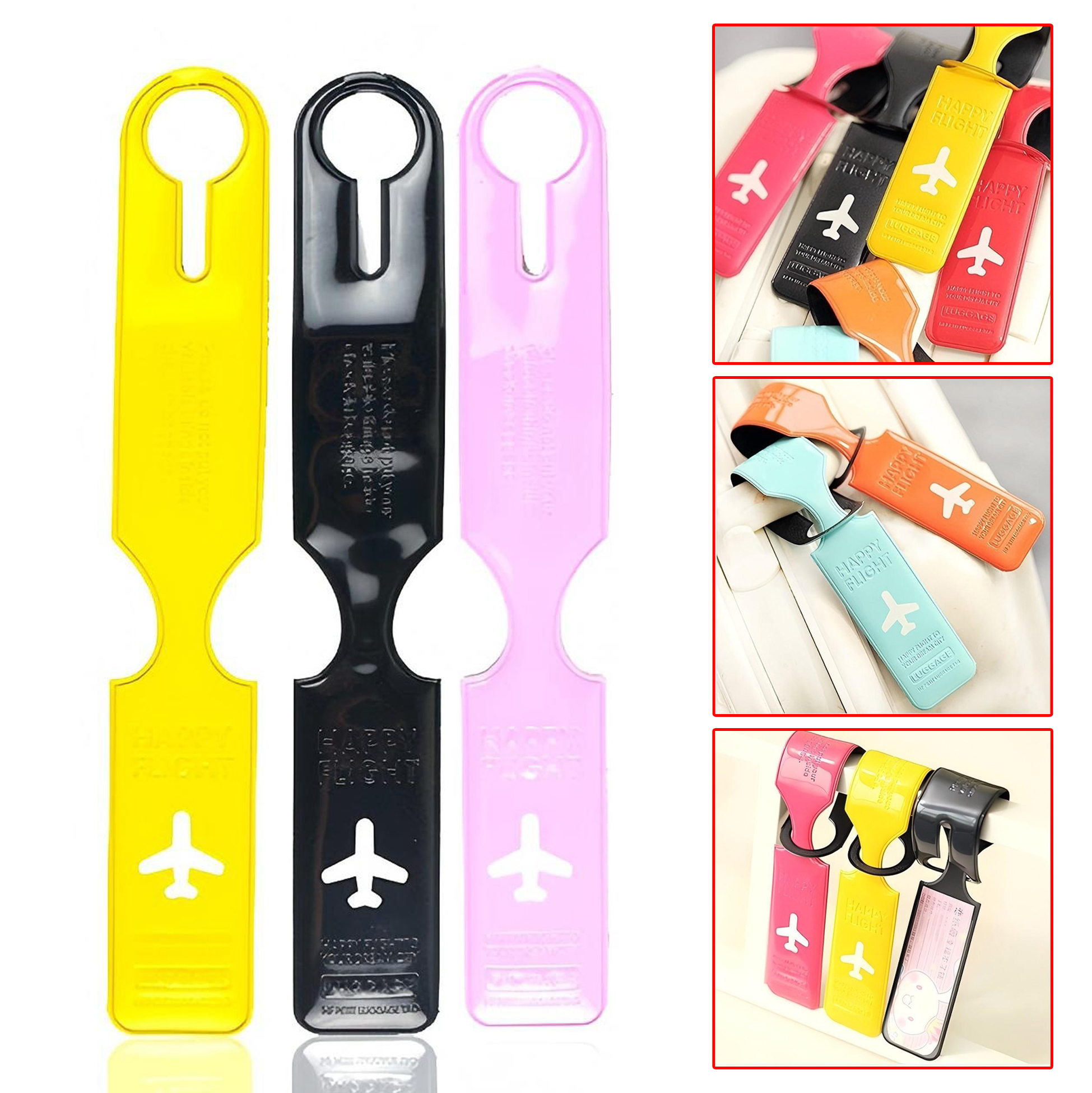 Colorful Plastic Luggage Tags