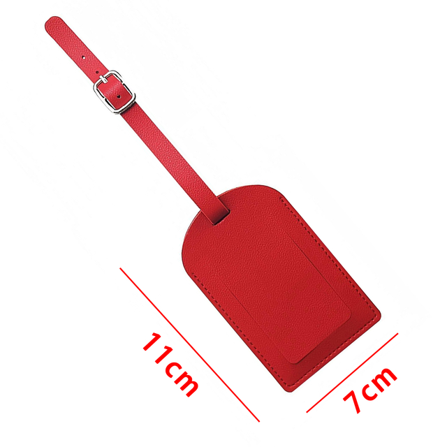 Colorful PU Luggage Tag