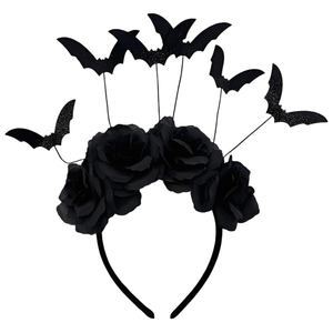 Dead Day Halloween Bat Design Headband Festive Flower Hairband for Costumes And Party Decorations