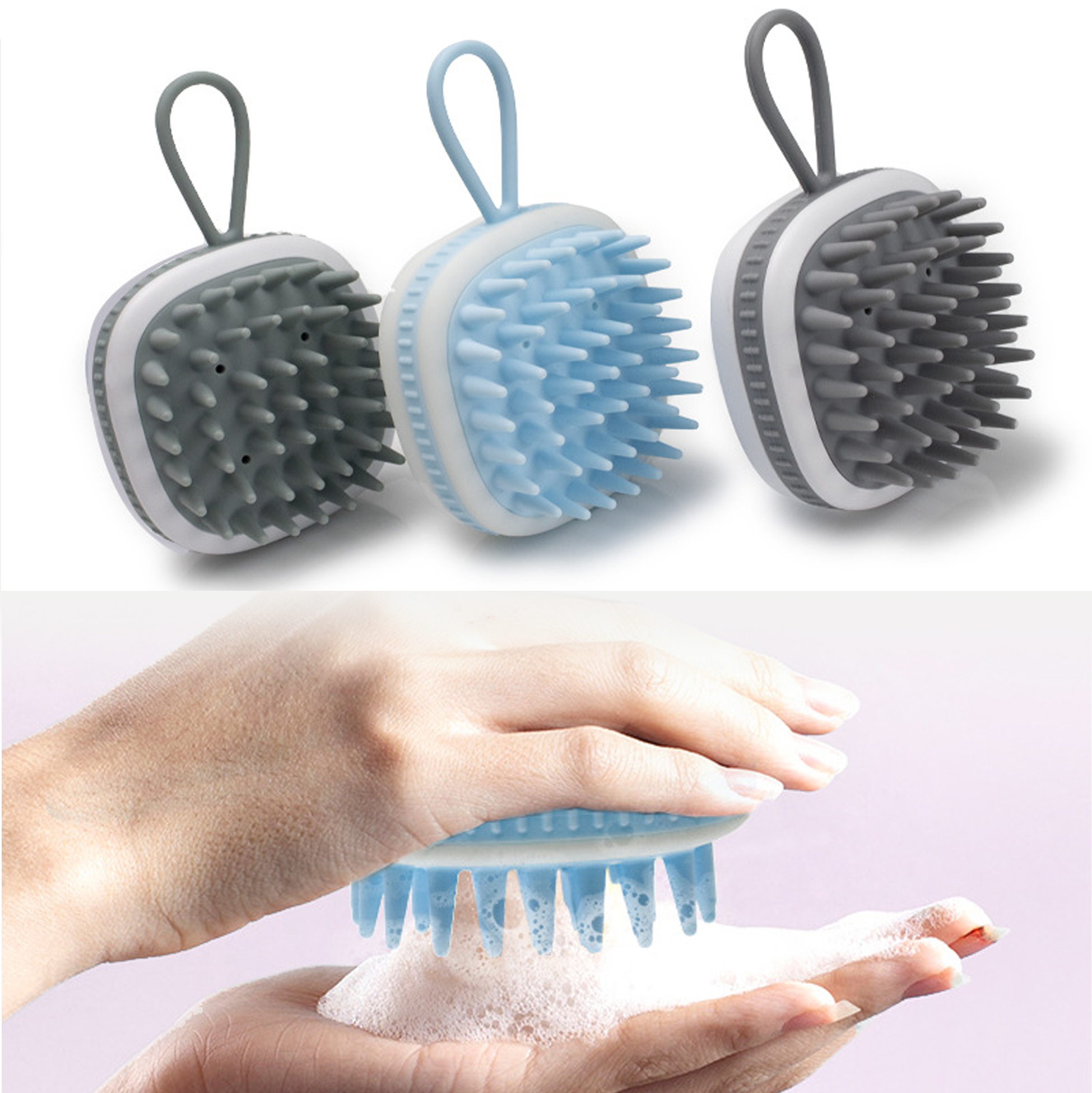 Silicone Hair Scalp Massager Brushes