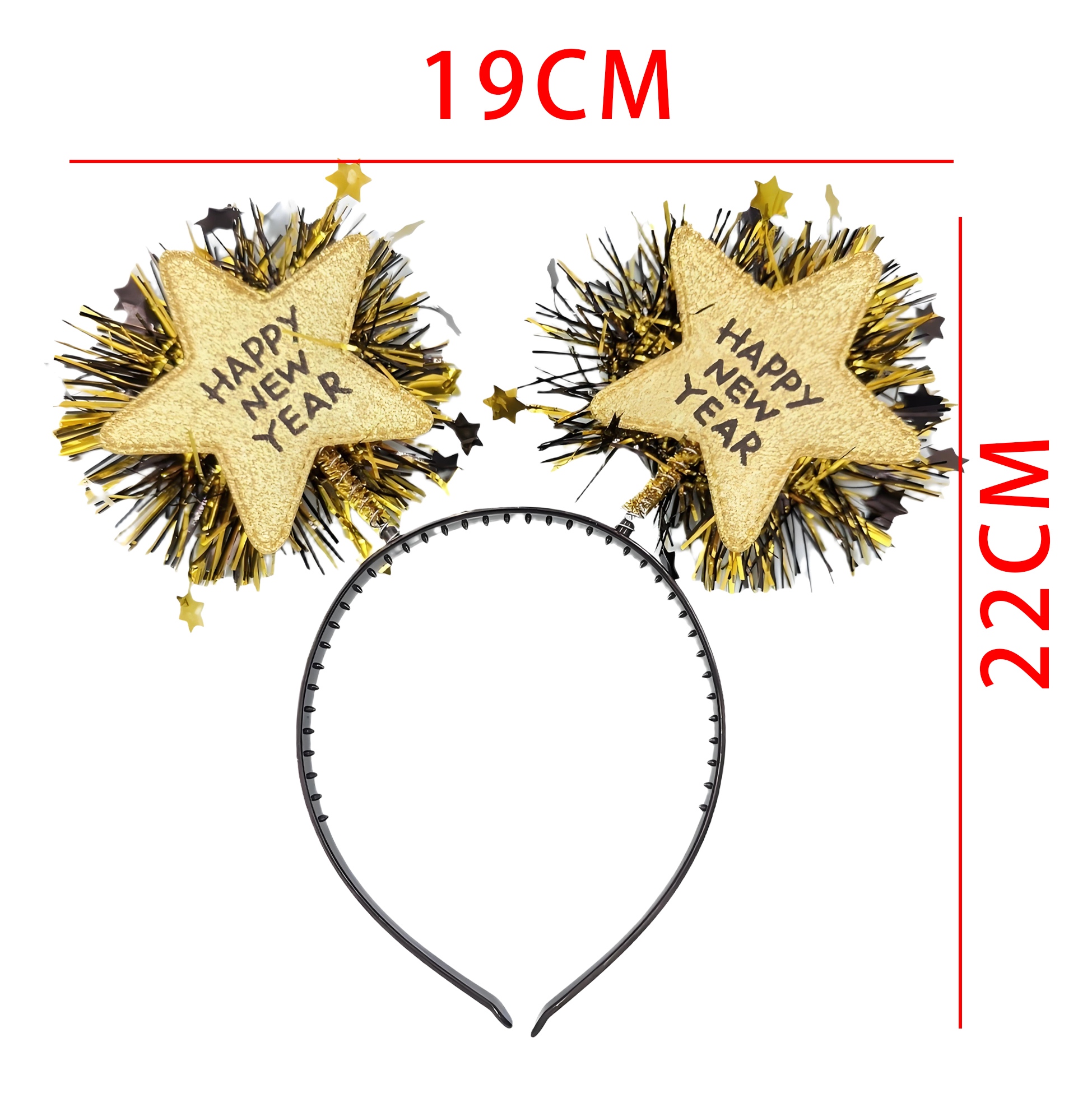 Happy New Year Star Headband 