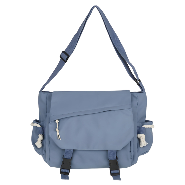 Light Blue Crossbody Messenger Bag