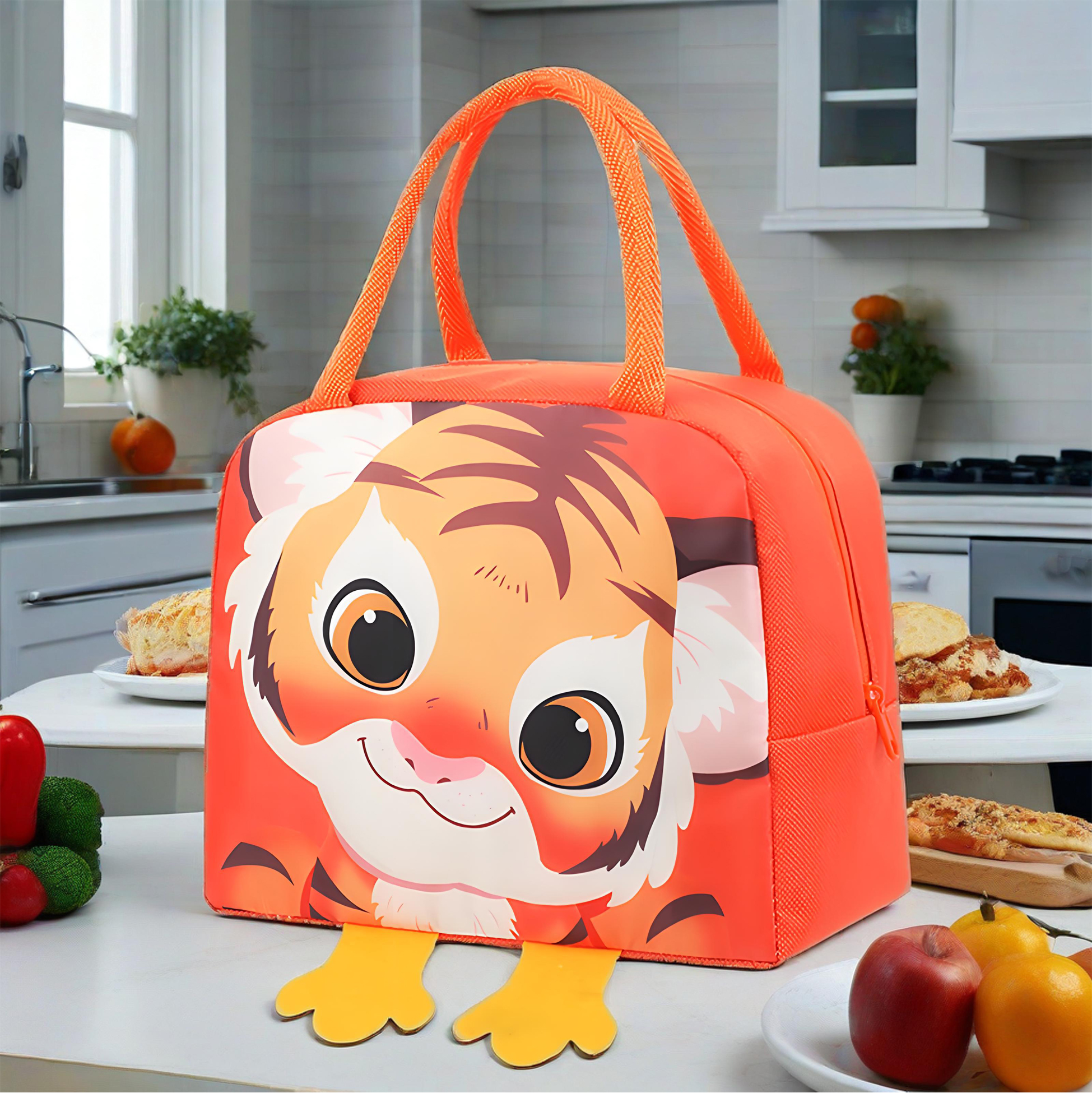 Kids' Tiger Print Lunch Bag