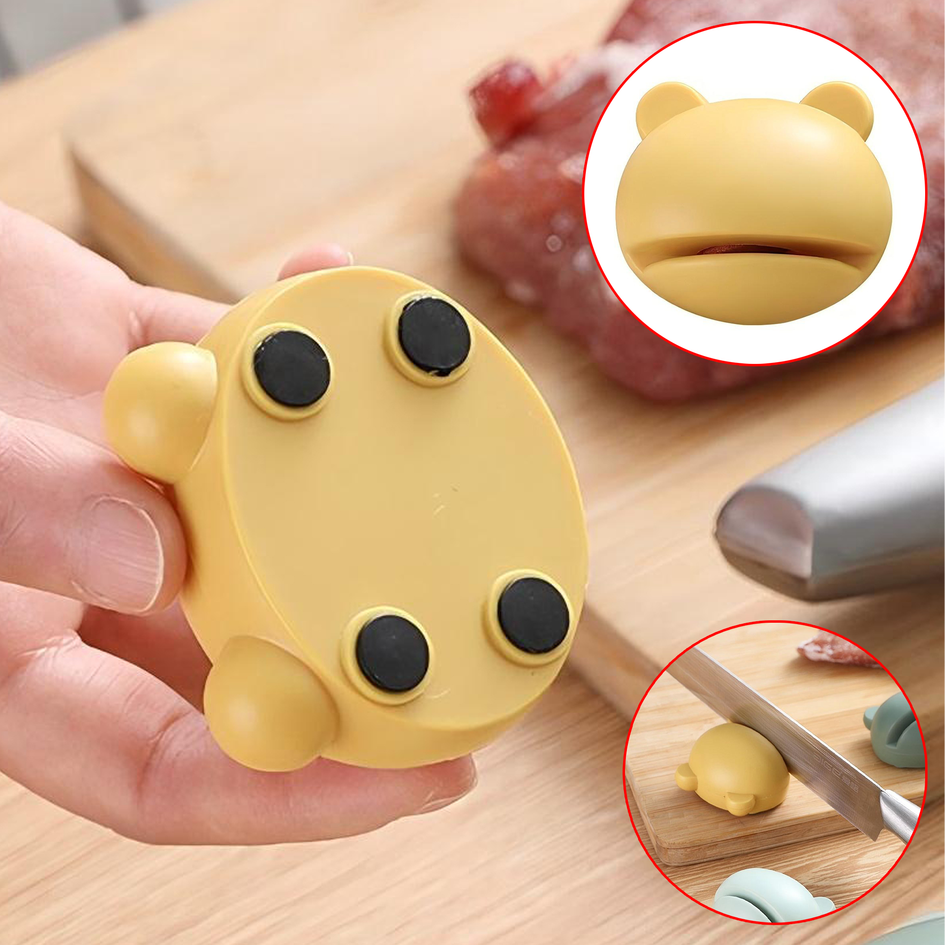 Cute Bear Shaped Kitchen Knife Sharpener 