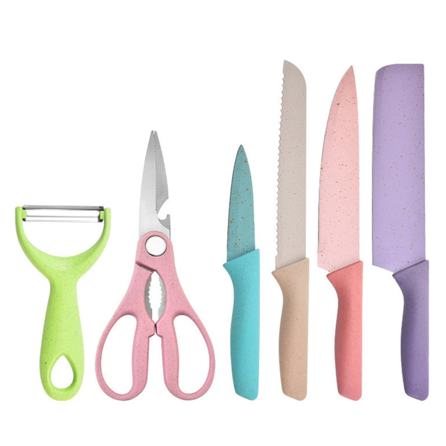 6 - Piece Colorful Kitchen Tool Set