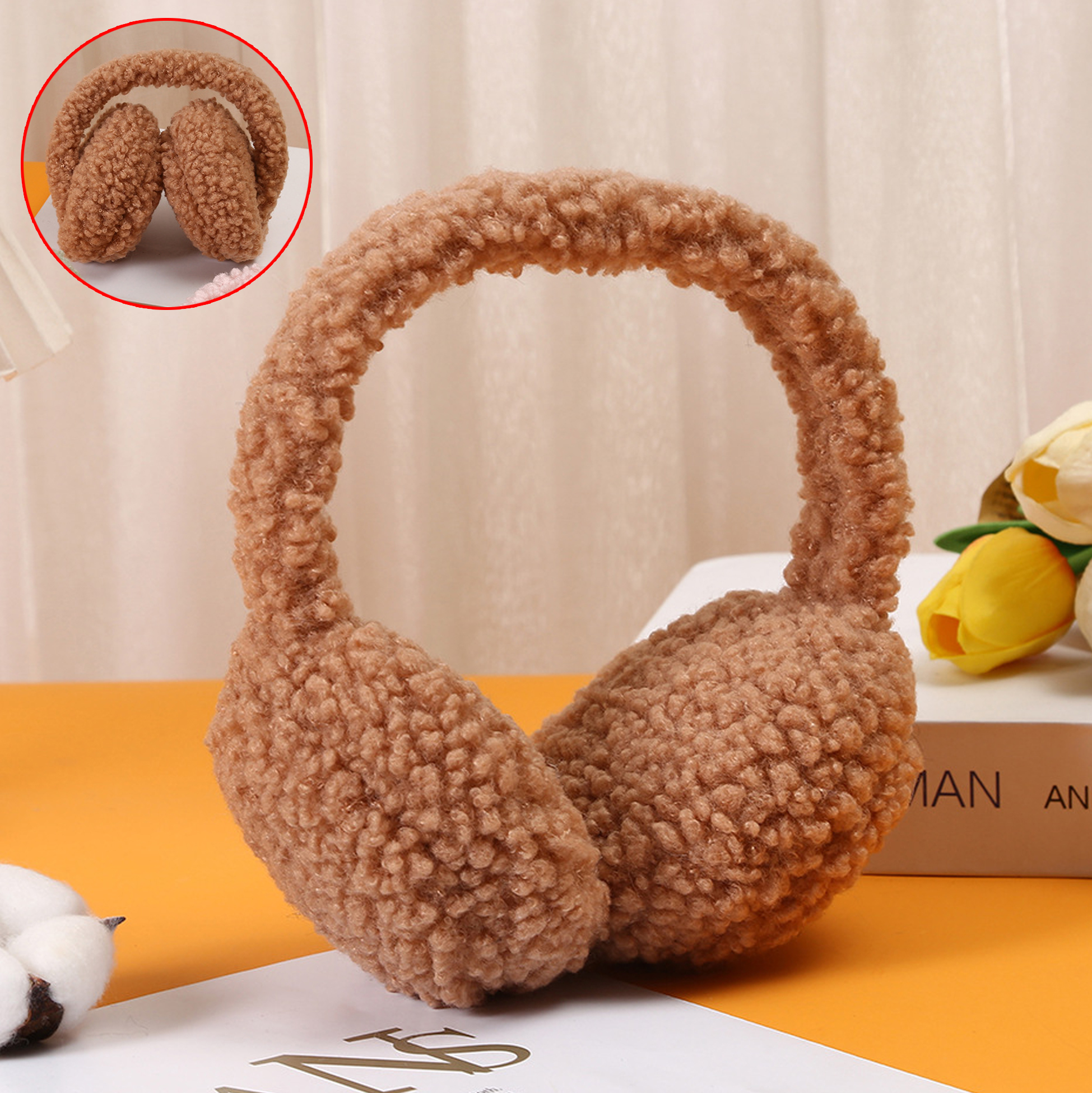 Fuzzy Earmuffs for Winter