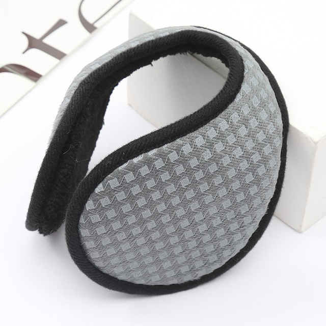 Check Design Fleece Ear Warmers