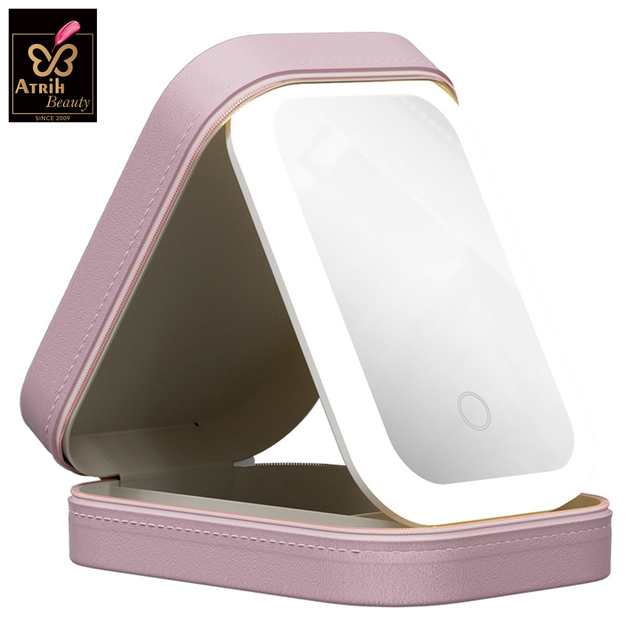 Portable LED Makeup Vanity Case 