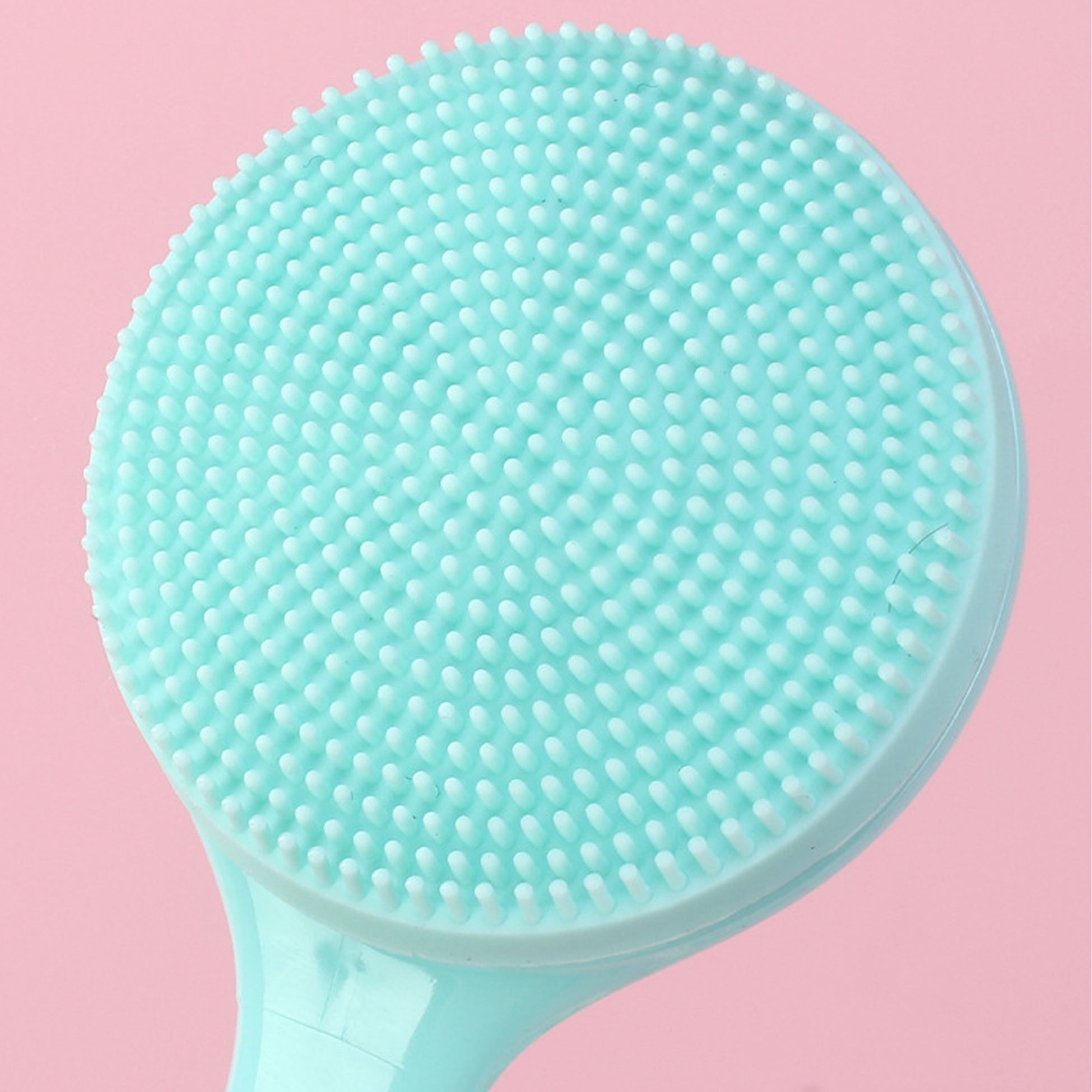 Long Handle Silicone Facial Cleansing Brush