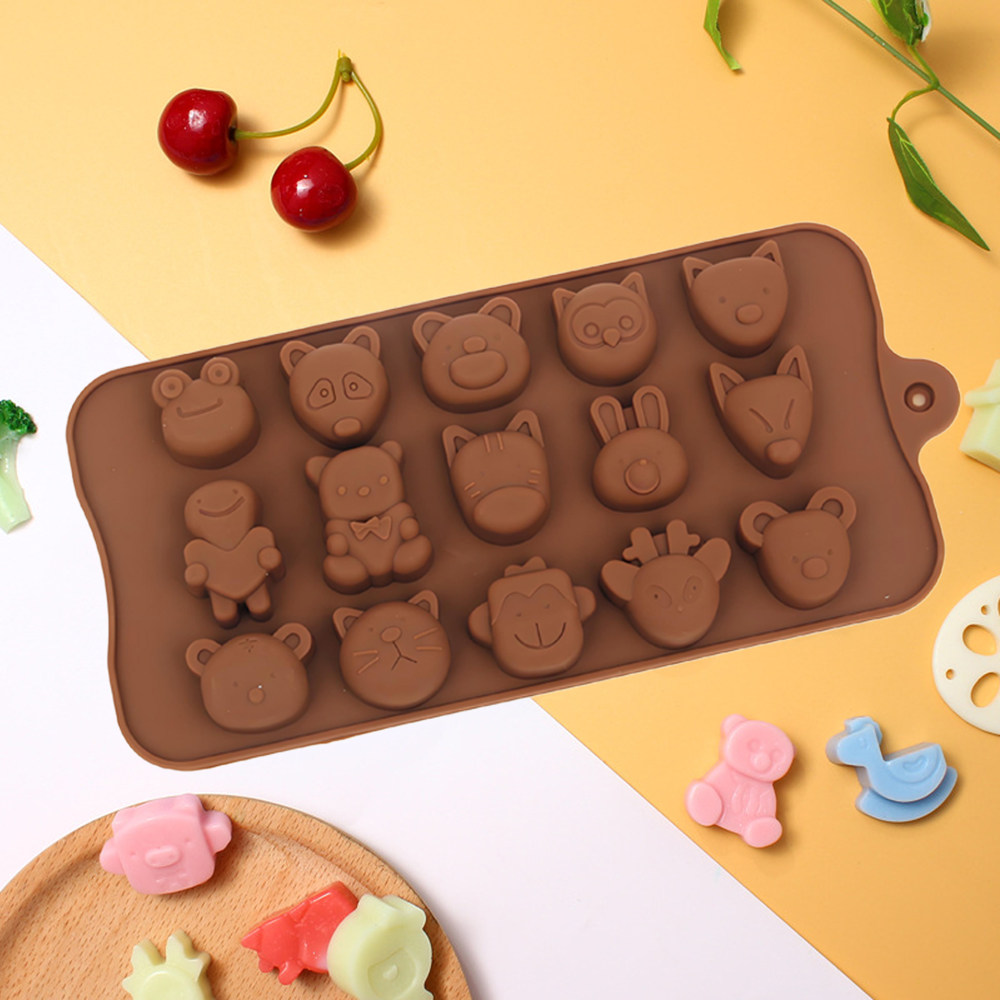 Silicone Animal Shaped Ice Cube Mold
