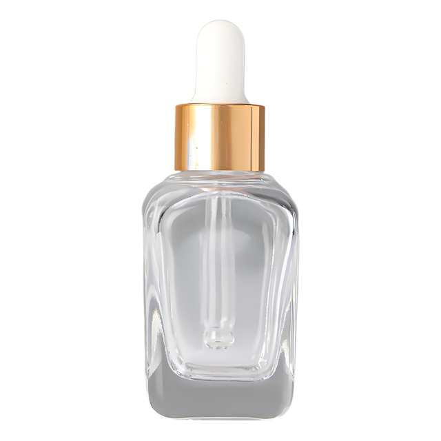  Clear Glass Dropper Bottle 