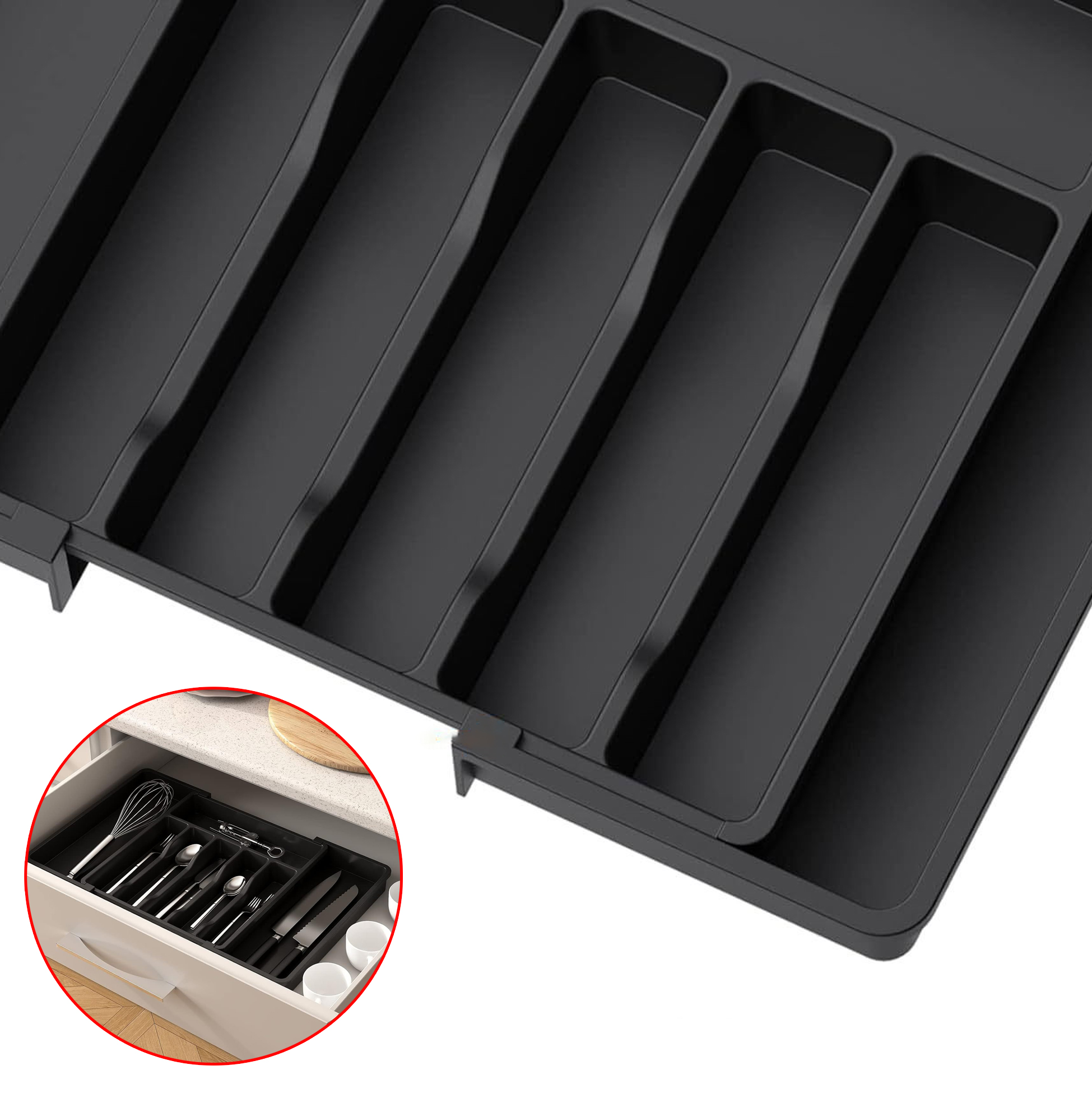 Expandable Kitchen Drawer Organizer