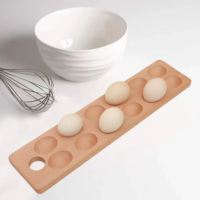 Wooden Egg Holder Tray