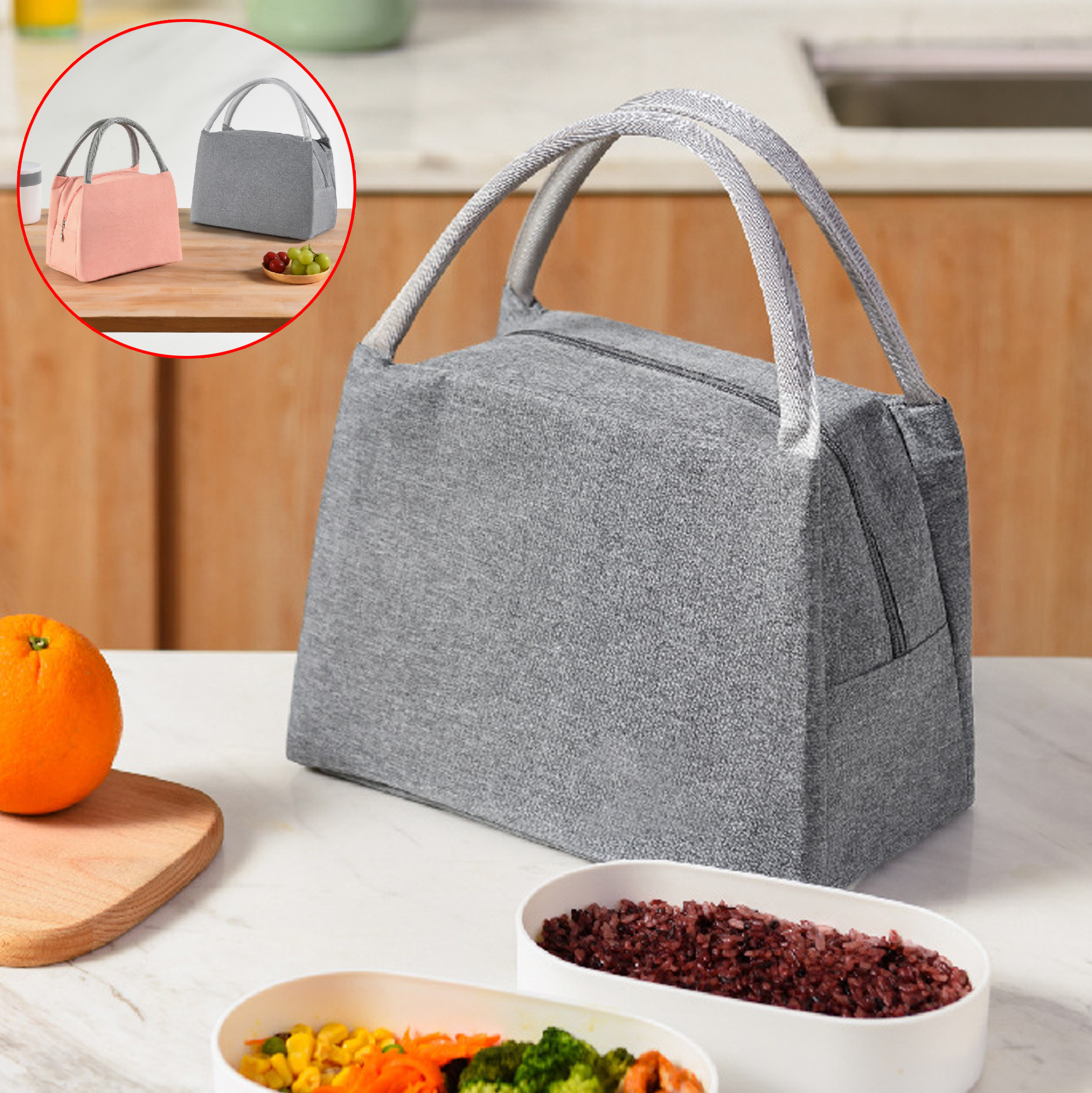 Insulated Lunch Tote Bag