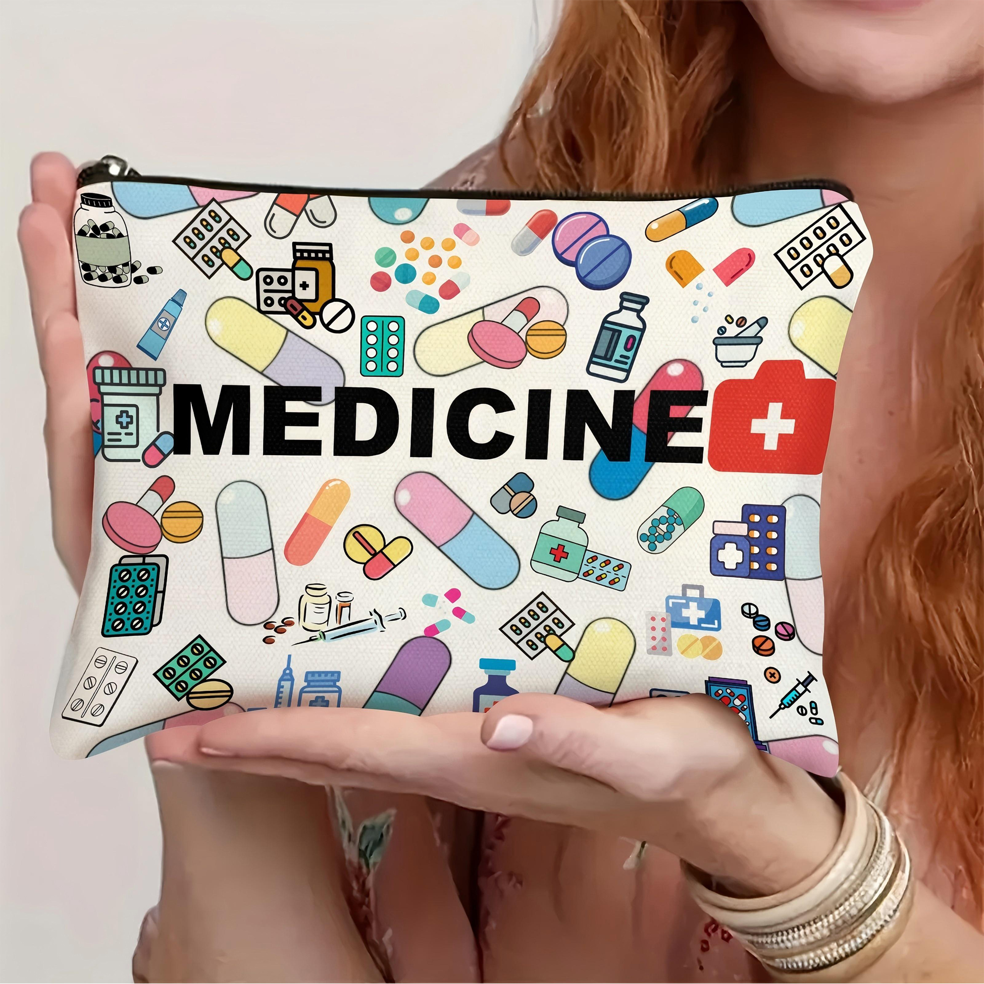 Medicine Themed Zipper Pouch 