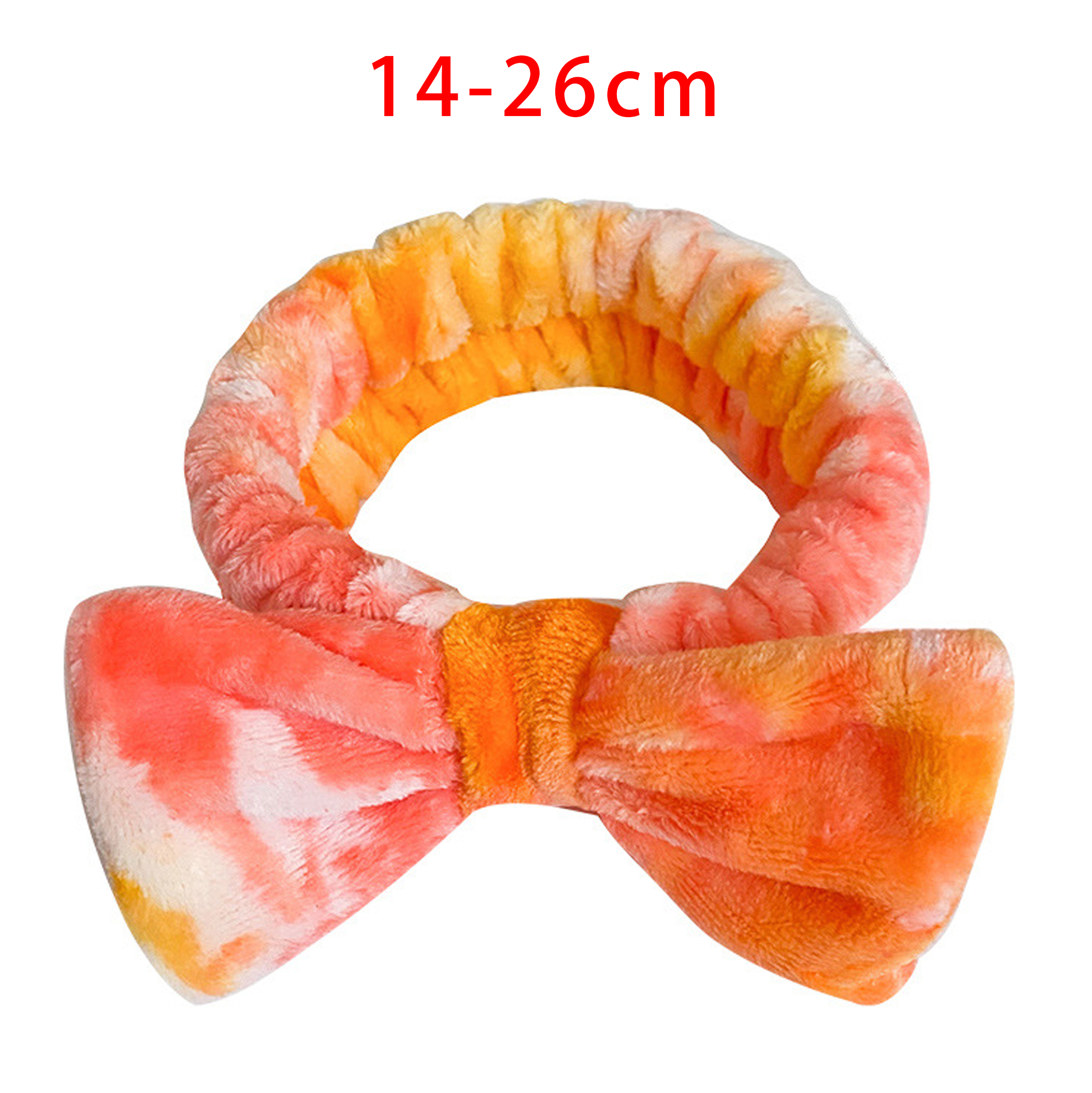Tie-Dye Plush Bow Hairband