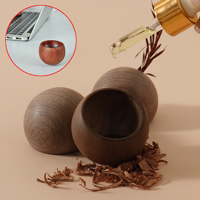 Wooden Aroma Diffuser Bowl