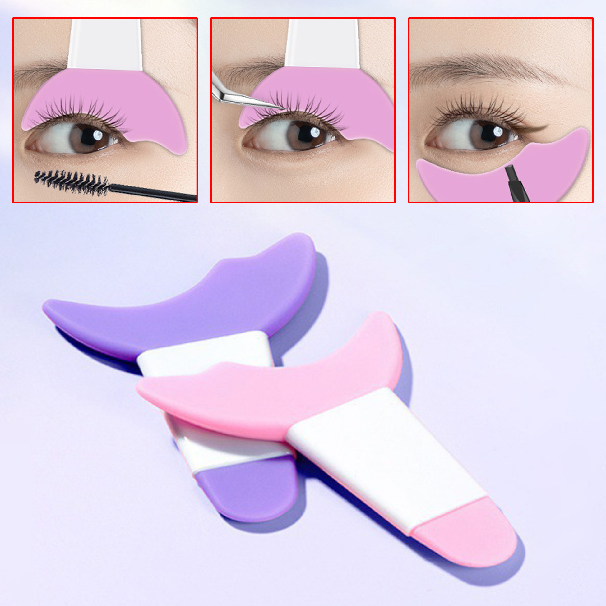 Silicone Mascara Eyelash Shield Applicator Guard